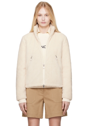 Moncler Off-White Teddy Down Jacket