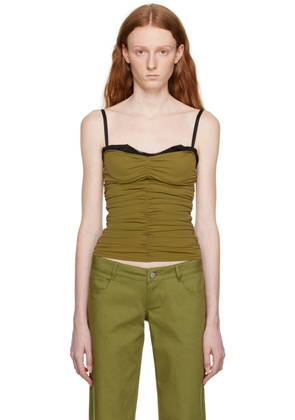 Miaou Green Renzo Tank Top