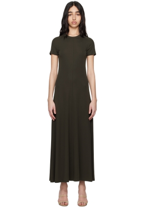 TOTEME Brown Fluid Jersey Maxi Dress