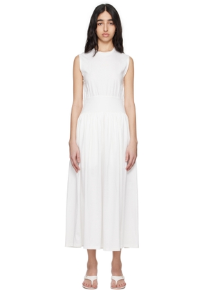TOTEME Off-White Sleeveless Cotton Tee Maxi Dress