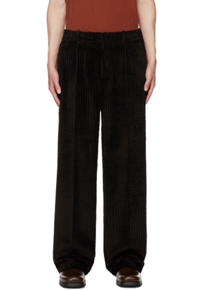 OUR LEGACY Brown Borrowed Chino Trousers