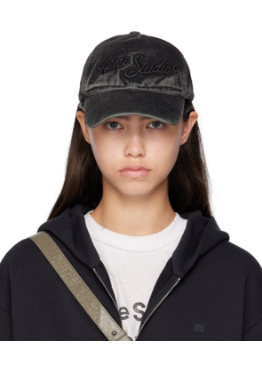 Acne Studios Black Logo Cap