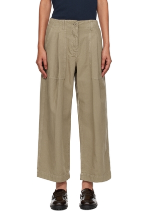 Weekend Max Mara Beige Vista Trousers