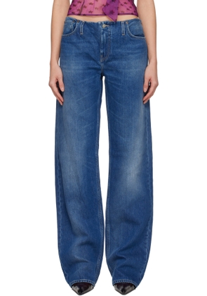 Acne Studios Blue Denim Trousers