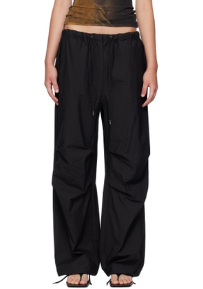 Acne Studios Black Relaxed Fit Trousers