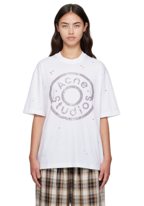 Acne Studios White Logo T-shirt