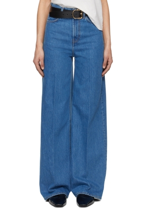 TOTEME Blue Wide Leg Jeans