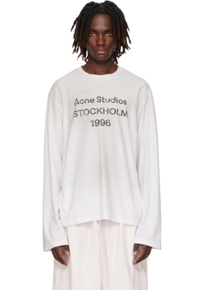 Acne Studios Off-White Logo T-shirt