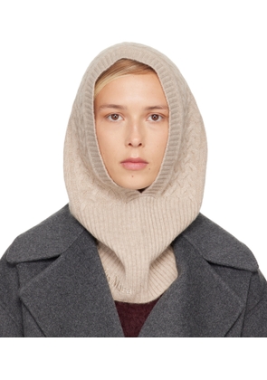Max Mara Beige Romana Balaclava