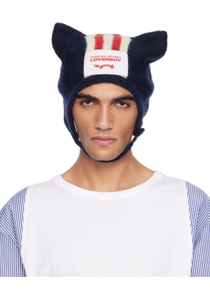 Charles Jeffrey LOVERBOY Navy Ears Bonnet Beanie