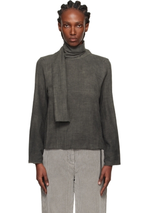 OUR LEGACY Gray Virtuous Blouse