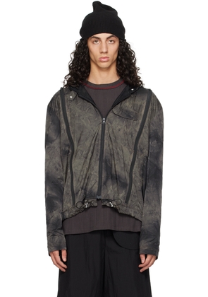 FFFPOSTALSERVICE Black Zip Vent Jacket