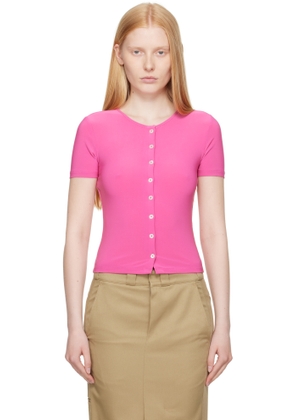 Sandy Liang Pink Ella Cardigan