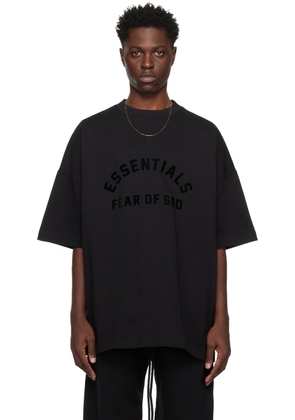 Fear of God ESSENTIALS Black Crewneck T-Shirt