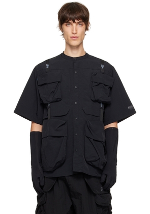 Archival Reinvent Black WIND AND SEA Edition Military Bags Shirt
