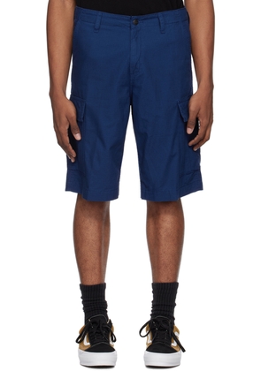 Carhartt Work In Progress Blue Regular Cargo Shorts