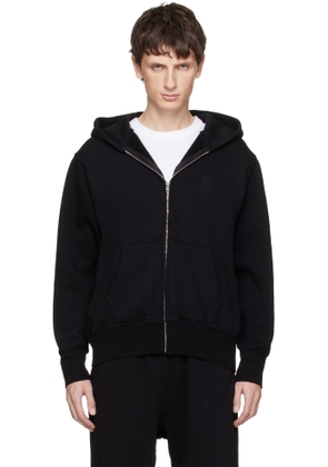 Les Tien Black Heavyweight Zip Hoodie