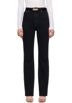 KHAITE Black Danielle Jeans