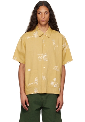 Carhartt Work In Progress Tan Stamp Shirt