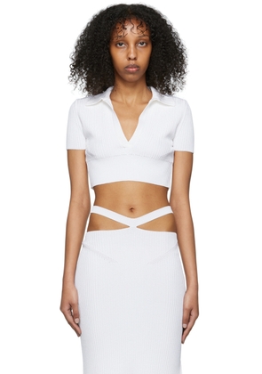 Anna October SSENSE Exclusive White Sicily Polo