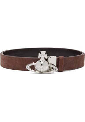 Vivienne Westwood Brown Orb Buckle Belt