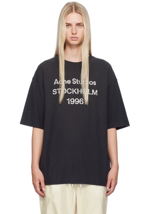 Acne Studios Black Printed T-Shirt