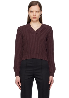 RECTO Brown Cropped Sweater
