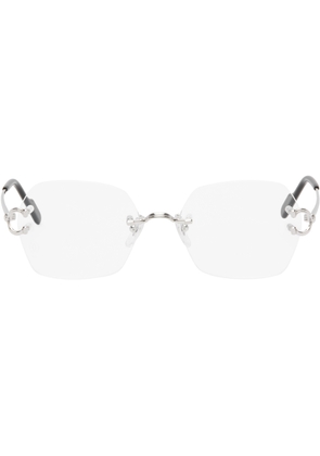 Cartier Silver 'Signature C de Cartier' Glasses
