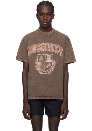 K.NGSLEY Brown 'BUSHWICK' T-Shirt