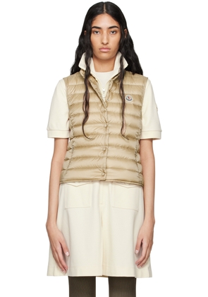 Moncler Beige Liane Down Vest