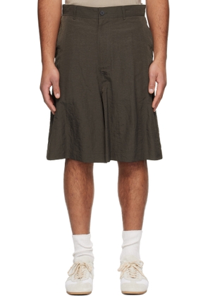 LE17SEPTEMBRE Brown Adjustable Bermuda Shorts