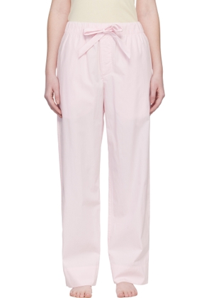 Tekla Pink Poplin Pyjama Pants