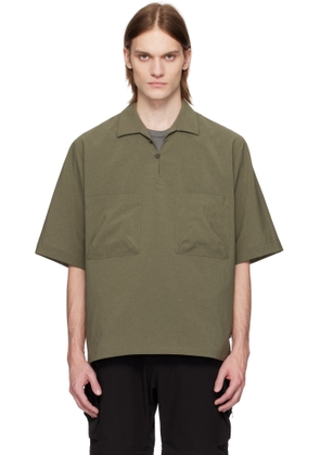 Snow Peak Khaki Pe Light Poplin Shirt