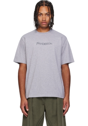 JW Anderson Gray Logo T-shirt
