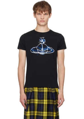 Vivienne Westwood Black Drawn Orb Peru T-shirt
