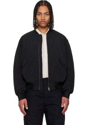 nanamica Black ALPHADRY Field Bomber Jacket