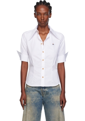 Vivienne Westwood White Short Sleeve Violin Shirt