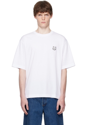 Maison Kitsuné White Bold Fox Head Patch Comfort T-shirt