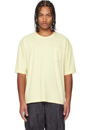 visvim Yellow Ex Jumbo S/S DMGD T-shirt