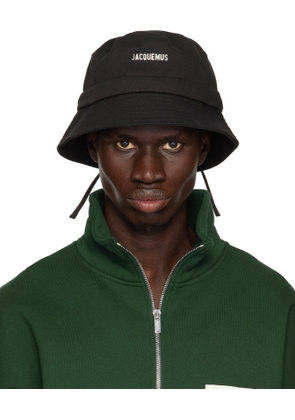 JACQUEMUS Black Les Classiques 'The Gadjo' Bucket Hat