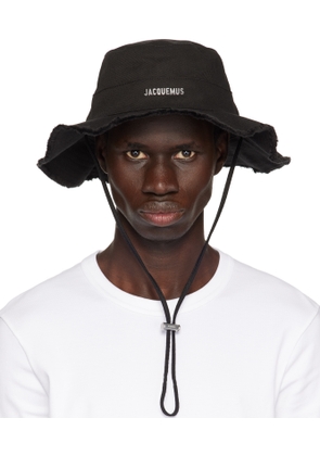 JACQUEMUS Black Les Classiques 'The Artichaut' Bucket Hat