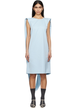 LII Blue Shoulder Loop Midi Dress