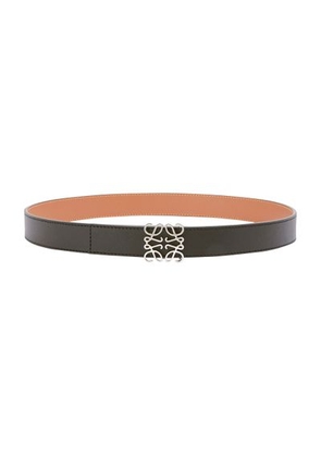 Anagram reversible smooth calf leather belt