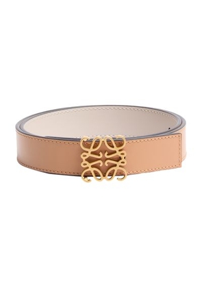 Anagram reversible smooth calf leather belt