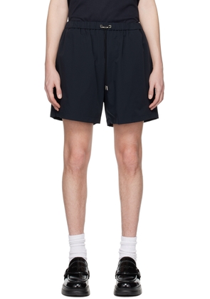 WOOYOUNGMI Navy Drawstring Shorts