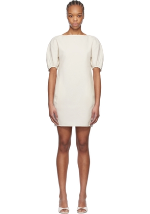 Staud Off-White Didi Minidress