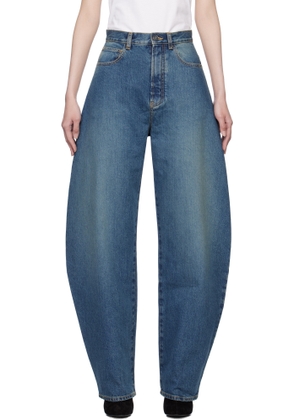 ALAÏA Blue Round Jeans