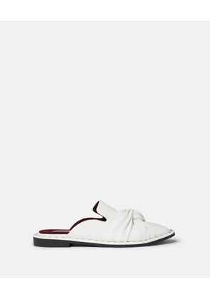 Stella McCartney - Falabella Twisted Alter-Mat Open-Back Loafers, , Size: 40