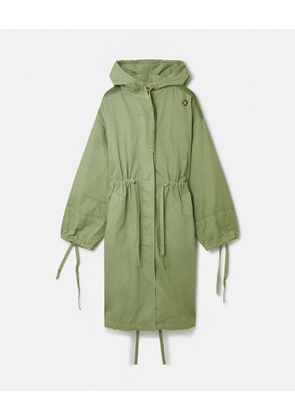 Stella McCartney - Organic Cotton Drawstring Parka, , Size: 42