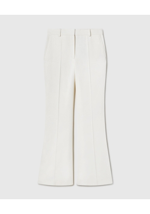 Stella McCartney - High-Rise Bootcut Wool Trousers, , Size: 38